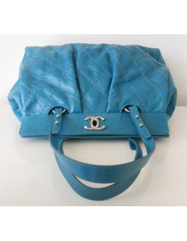 SAC CABAS CHANEL XXL BLEU 