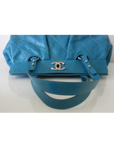SAC CABAS CHANEL XXL BLEU 
