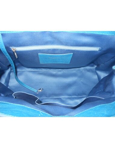 SAC CABAS CHANEL XXL BLEU 