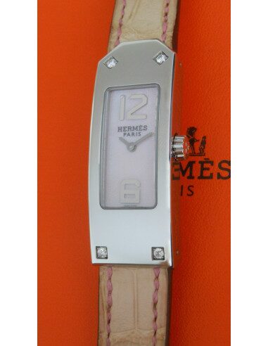 MONTRE HERMES KELLY 2 - 4 DIAMANTS 