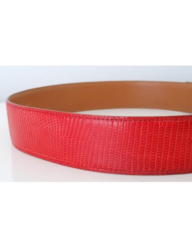 CEINTURE MEDOR HERMES EN LEZARD