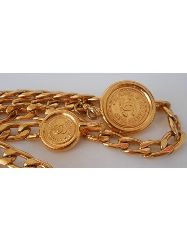 CEINTURE CHANEL DORÉE