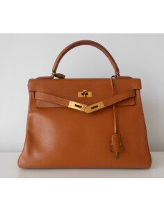 SAC HERMES KELLY COURCHEVEL GOLD 2