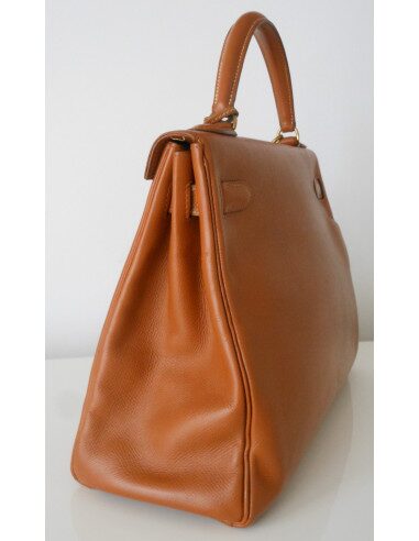 SAC HERMES KELLY COURCHEVEL GOLD
