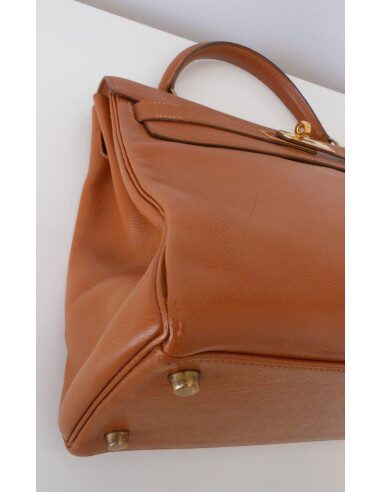 SAC HERMES KELLY COURCHEVEL GOLD