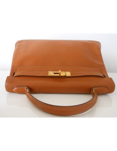 SAC HERMES KELLY COURCHEVEL GOLD