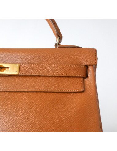 SAC HERMES KELLY COURCHEVEL GOLD