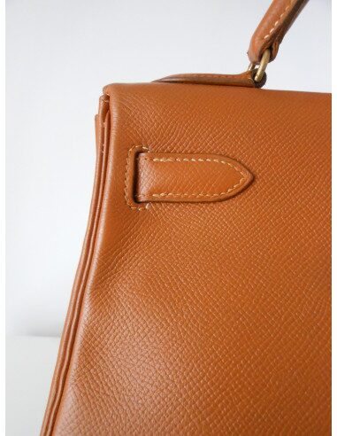 SAC HERMES KELLY COURCHEVEL GOLD