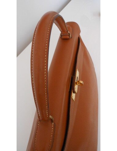 SAC HERMES KELLY COURCHEVEL GOLD