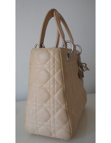 SAC LADY DIOR MEDIUM BEIGE