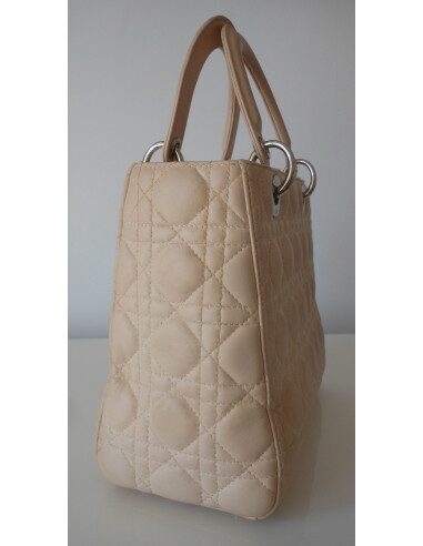 SAC LADY DIOR MEDIUM BEIGE