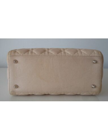 SAC LADY DIOR MEDIUM BEIGE