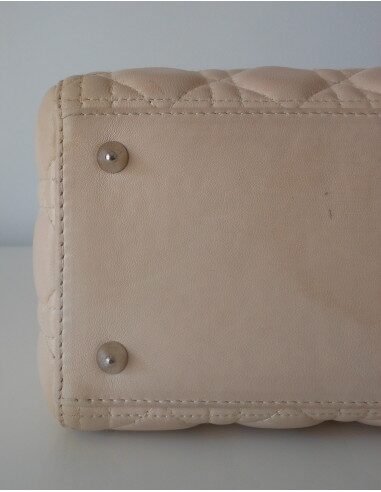 SAC LADY DIOR MEDIUM BEIGE