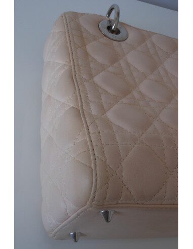 SAC LADY DIOR MEDIUM BEIGE