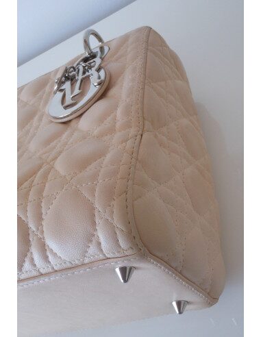 SAC LADY DIOR MEDIUM BEIGE