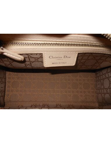 SAC LADY DIOR MEDIUM BEIGE
