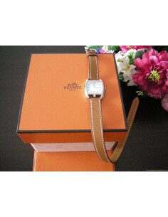 MONTRE HERMES CAPE COD TONNEAU PM BRACELET BARENIA. 2