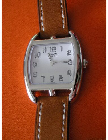 MONTRE HERMES CAPE COD TONNEAU PM BRACELET BARENIA.