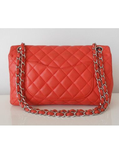 SAC CHANEL CLASSIQUE CORAIL  