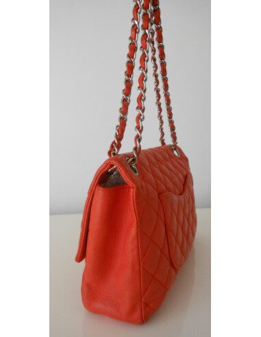 SAC CHANEL CLASSIQUE CORAIL  
