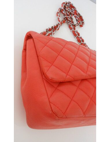 SAC CHANEL CLASSIQUE CORAIL  