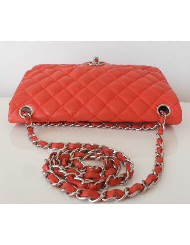 SAC CHANEL CLASSIQUE CORAIL  