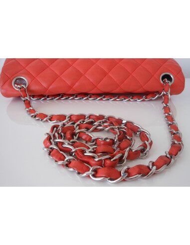 SAC CHANEL CLASSIQUE CORAIL  