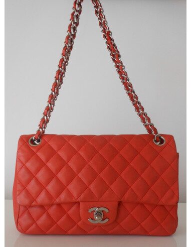 SAC CHANEL CLASSIQUE CORAIL  