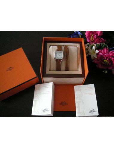 MONTRE HERMES CAPE COD TONNEAU PM BRACELET BARENIA.
