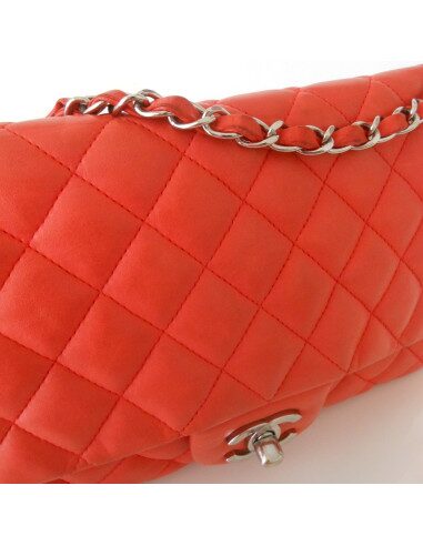 SAC CHANEL CLASSIQUE CORAIL  