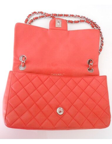 SAC CHANEL CLASSIQUE CORAIL  