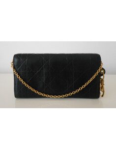 POCHETTE PORTE-FEUILLE LADY DIOR NOIR 2