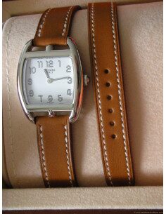 MONTRE HERMES CAPE COD TONNEAU PM BRACELET BARENIA.