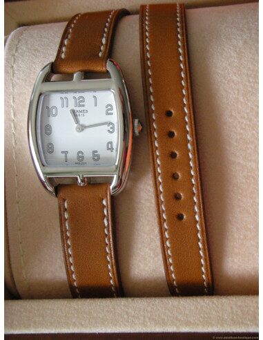 MONTRE HERMES CAPE COD TONNEAU PM BRACELET BARENIA.
