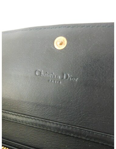 POCHETTE PORTE-FEUILLE LADY DIOR NOIR