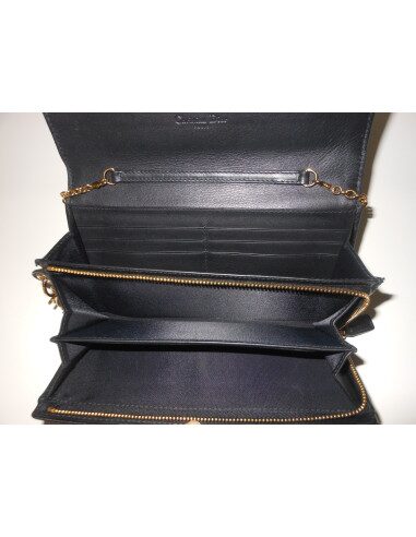 POCHETTE PORTE-FEUILLE LADY DIOR NOIR