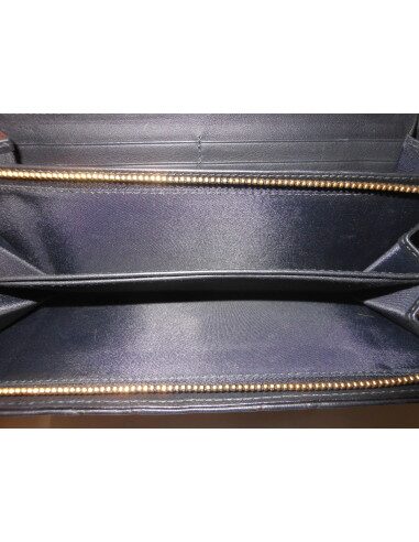 POCHETTE PORTE-FEUILLE LADY DIOR NOIR