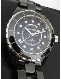 MONTRE CHANEL J12 38mm INDEX DIAMANTS  2
