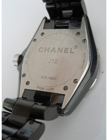 MONTRE CHANEL J12 38mm INDEX DIAMANTS 