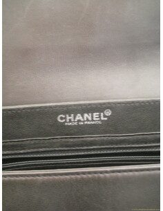 SAC CHANEL NOIR ET ACIER 2