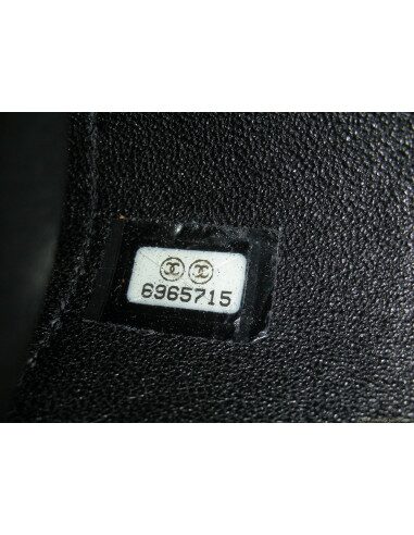 SAC CHANEL NOIR ET ACIER