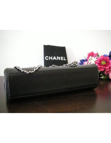 SAC CHANEL NOIR ET ACIER