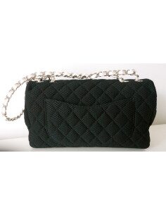 SAC CHANEL TIMELESS TOILE NOIR 2