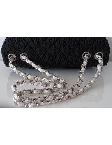 SAC CHANEL TIMELESS TOILE NOIR