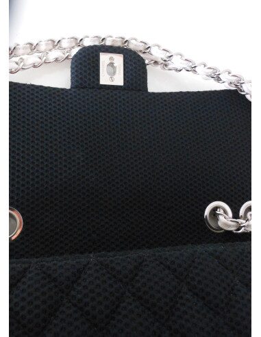 SAC CHANEL TIMELESS TOILE NOIR