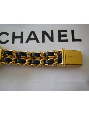 MONTRE CHANEL PREMIERE TAILLE XL PLAQUE OR