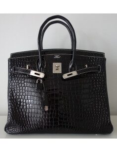 SAC HERMES BIRKIN 35 CROCODILE