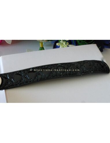 MONTRE LADY DIOR BRACELET CANNAGE NOIR