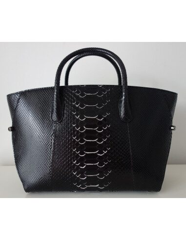 SAC DIOR BAR PYTHON NOIR