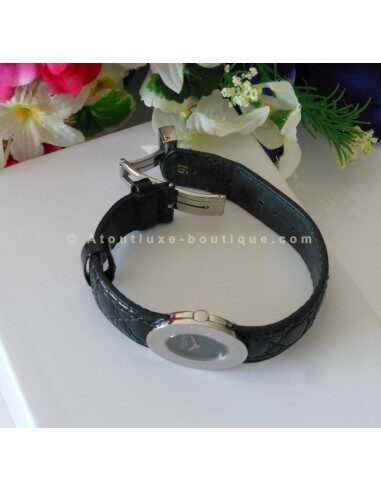 MONTRE LADY DIOR BRACELET CANNAGE NOIR